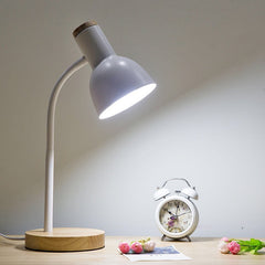 Wooden Elbow Reading Lamp