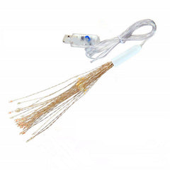 LED Fireworks Light String Lights Colorful New Year Garland Copper Wire String Fairy Light