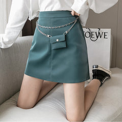 Hip skirt high waist skirt