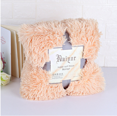 Super Soft Long Shaggy Fuzzy Fur Faux Fur Warm Elegant Cozy With Fluffy Sherpa Throw Blanket winter blankets for beds