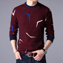 Youth casual men's plus velvet thick bottoming shirt