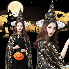 Halloween costume woman magic witch party dress
