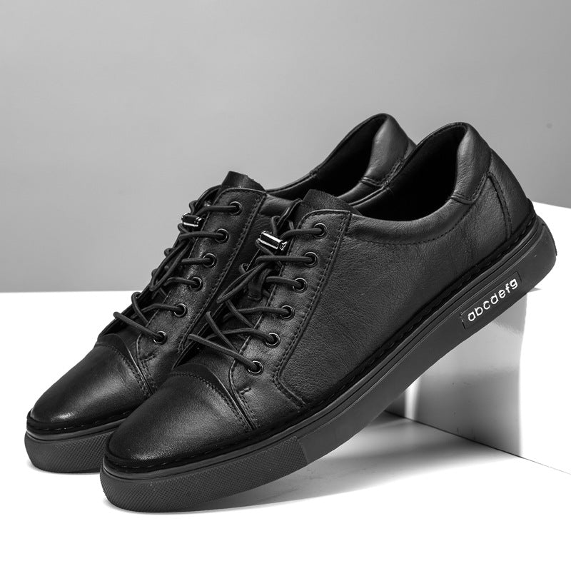 In the autumn of 2021 new leather shoes men's shoes leather shoes soft Korean one generation