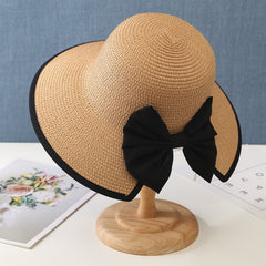 Straw Hat Women's Summer Big Along The Sun Shade Hat Beach Sun Hat