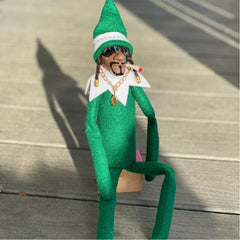 Snoop On A Stoop Christmas Elf Doll Bent Christmas Elf Doll For Home Decoration 2022 New Year Gifts Birthday Gifts