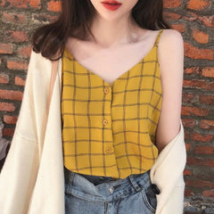 Summer bottoming sleeveless Korean style small sling