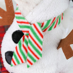 New Dog Christmas Pet Clothes Standing Snowman