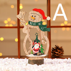 Christmas Day Wooden Bar Decoration Decorations