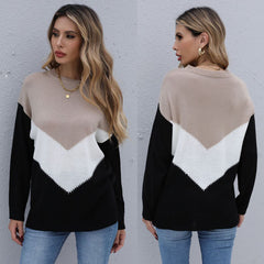 Round Neck Long-Sleeved Knitted Bottoming Sweater