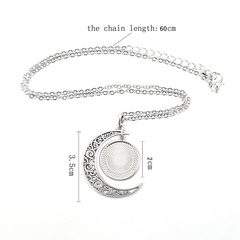 Zodiac Signs Moon Necklace - FLUKLY STORE