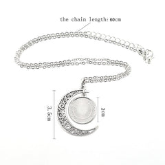 Zodiac Signs Moon Necklace - FLUKLY STORE