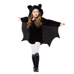 Halloween Children's Costume Black Bat Cosplay Costumes
