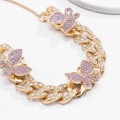 Exaggerated Personality New Butterfly Anklet