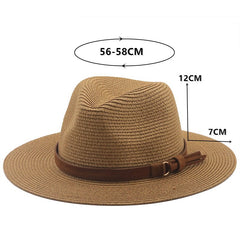 Women's Outdoor Beach Sunscreen Straw Hat
