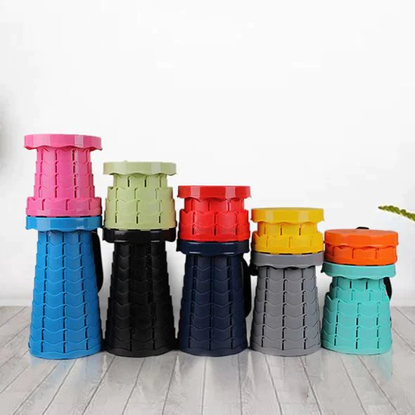 Retractable Portable Folding Stool - FLUKLY STORE